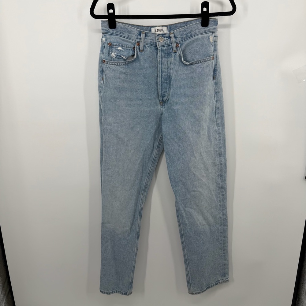 Agolde 90's Mid Rise Loose Fit Jeans in Snapshot - Picture 2 of 11